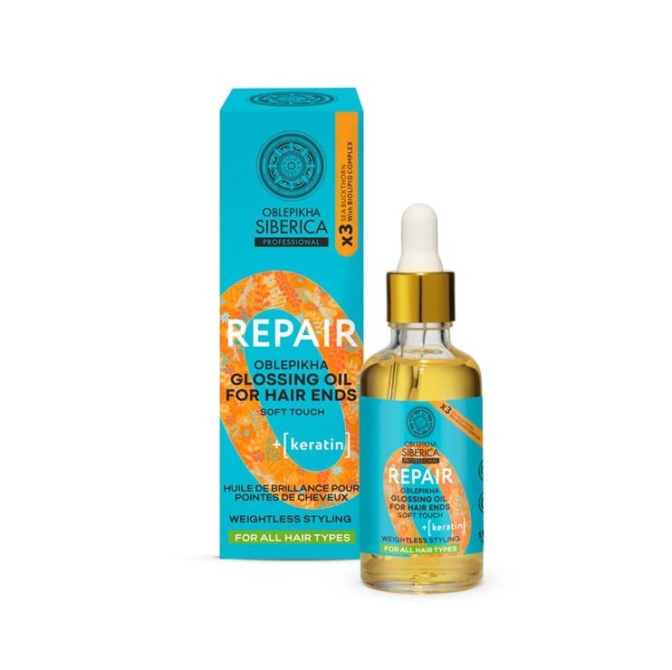 Oblepikha siberica Glossing oil for hair ends 50ml