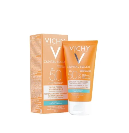 Vichy תחליב פנים דריי טאץ׳ spf50