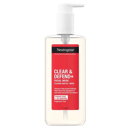 Neutrogena תרחיץ פנים לעור פנים אחיד