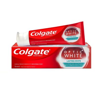 Colgate optic white lasting white משחת שיניים