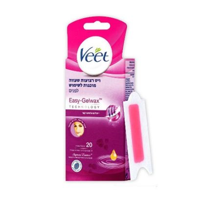 Veet רצועות שעווה לפנים