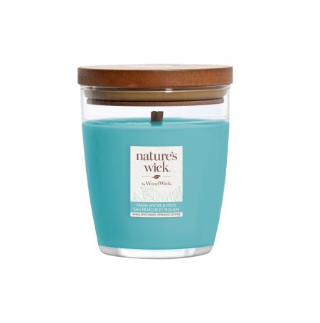 Nature's wick by woodwick candle fresh weather & moss