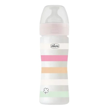 Chicco בקבוק פלסטיק צבעוני - 2+