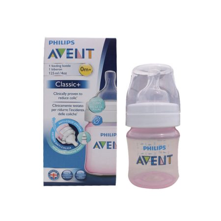בקבוק קלאסיק + ורוד 125 Avent