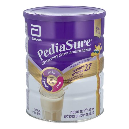 ‏Pediasure אבקה להכנת משקה בתוספת ויטמינים ומינרלים - וניל