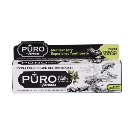 Forhans black 4 white - fresh black gel toothpaste